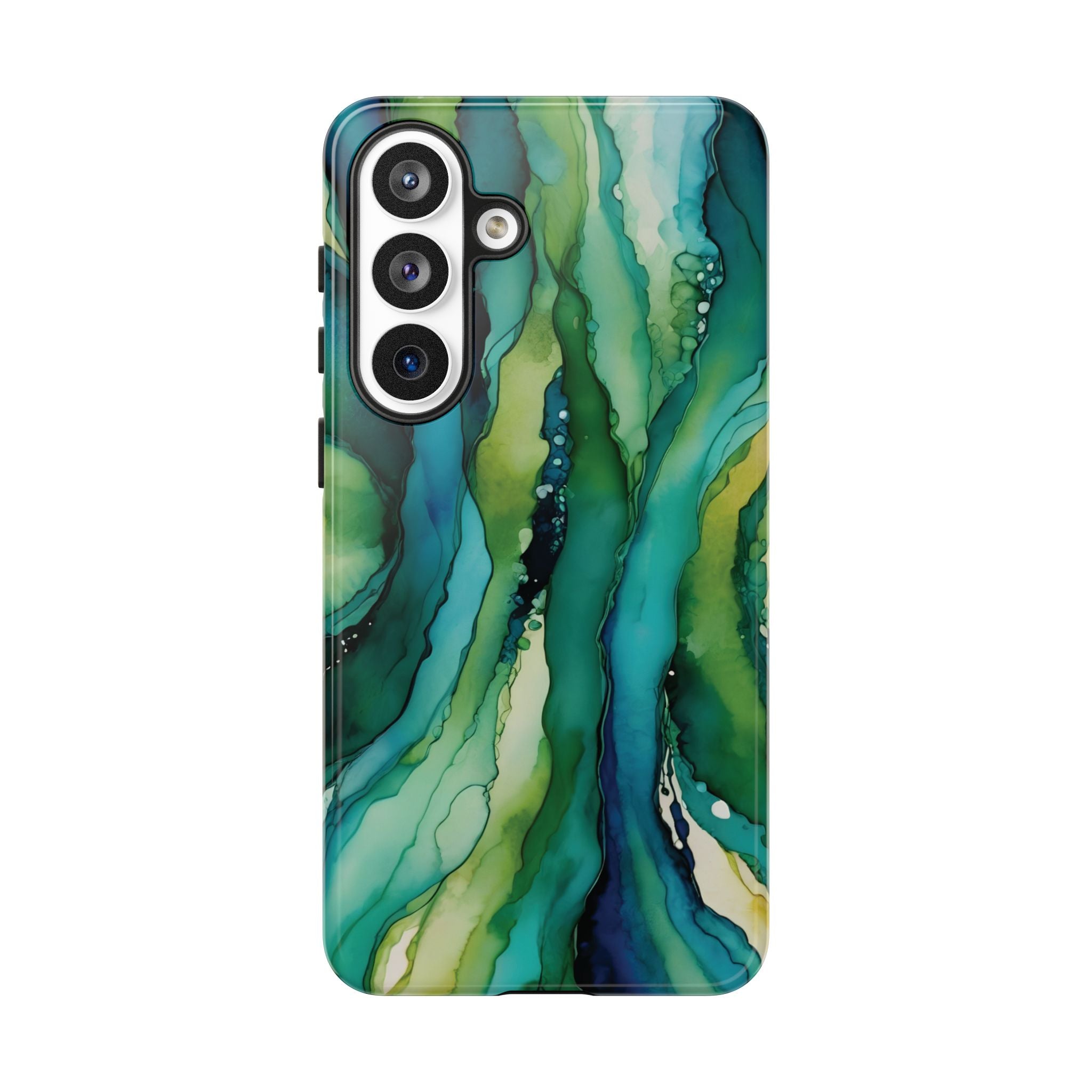 Emerald Current | Abstract Galaxy Case