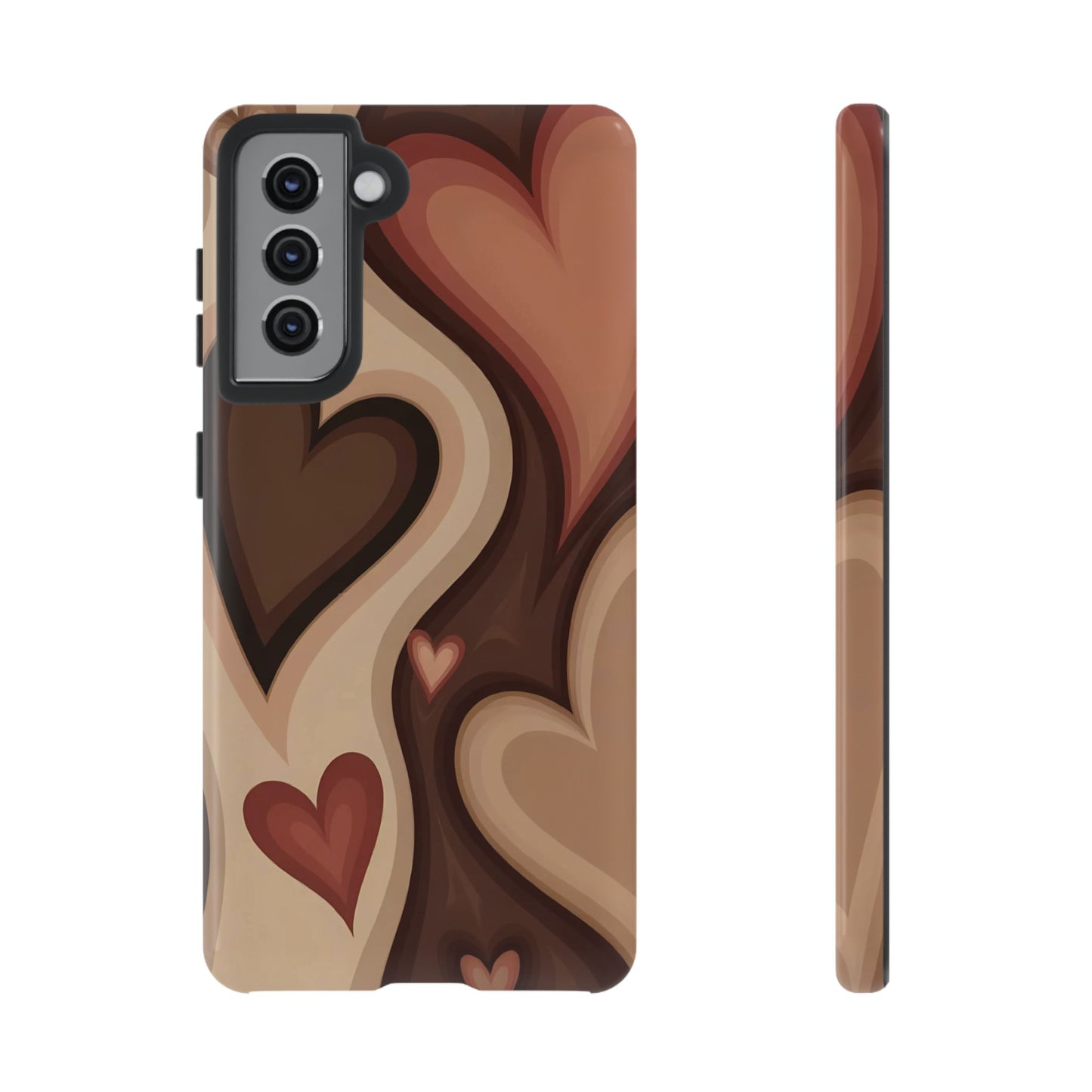 Groove Is in the Heart | Retro Hearts Galaxy Case