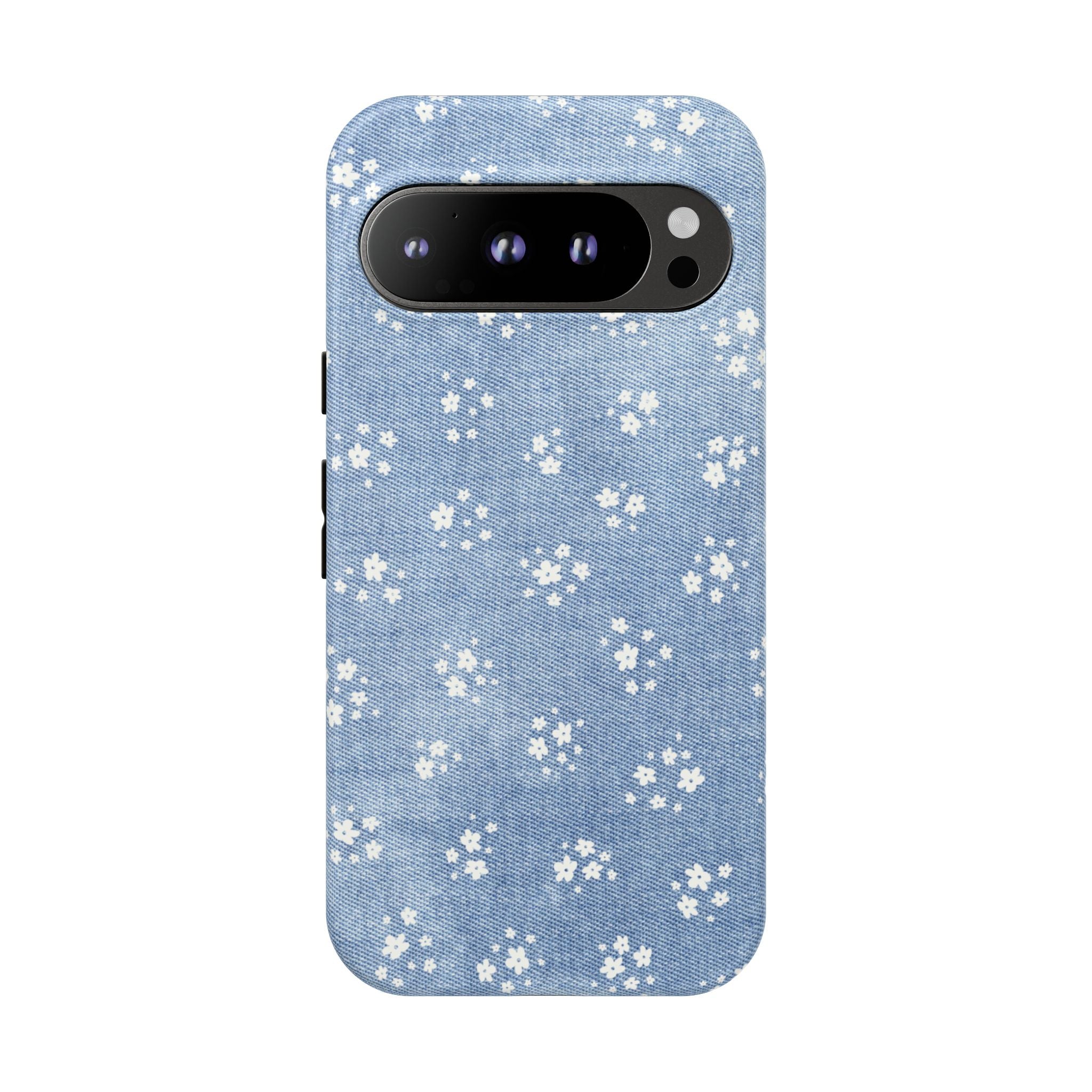 Denim Daisy Phone Case