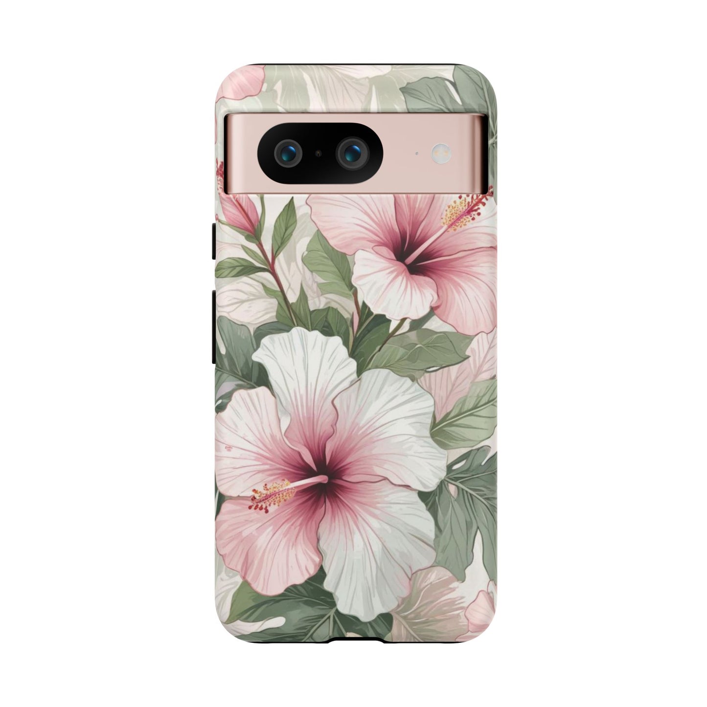 Island Hopping | Green & Pink Tropical Floral Case