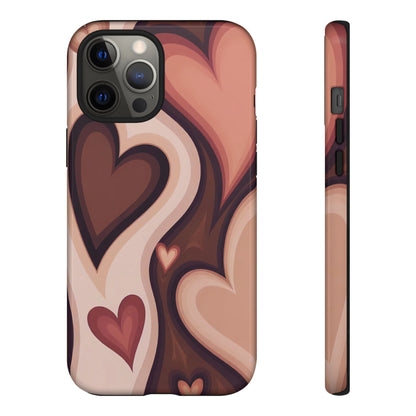 Groove Is in the Heart | Retro Hearts iPhone Case