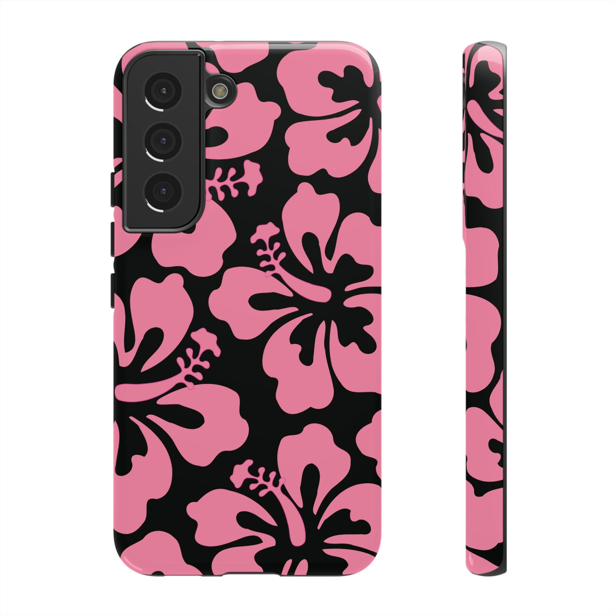 Maui Pink Hibiscus Galaxy Case
