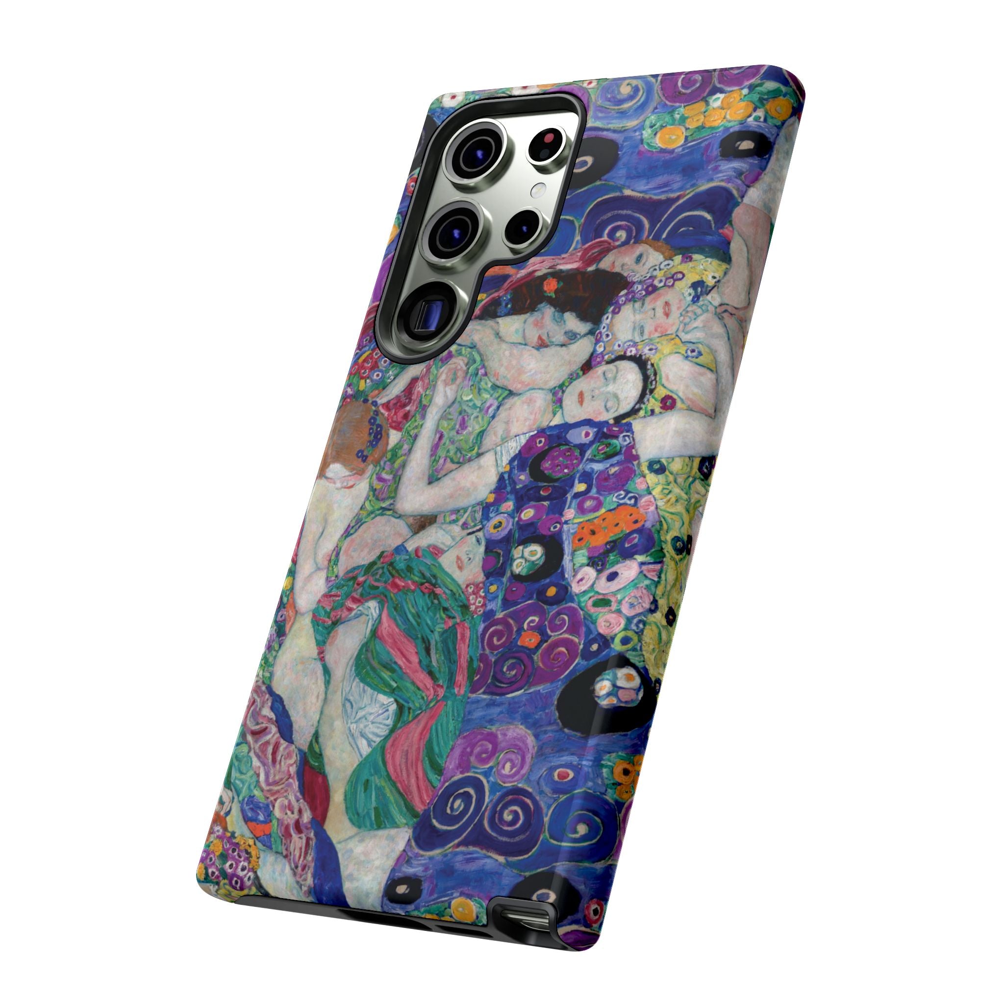 The Maiden Klimt Collage Galaxy Case