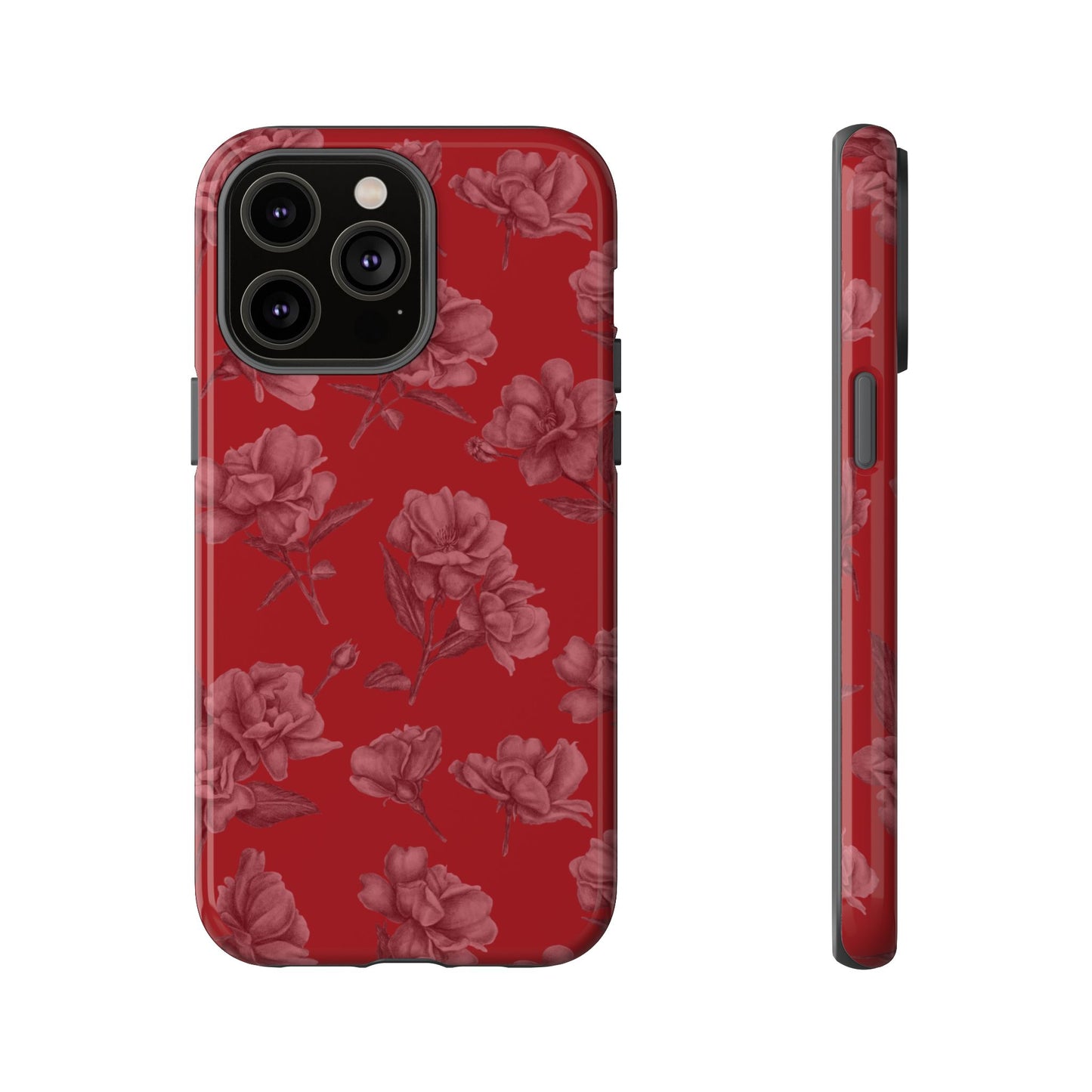 Roses Are Red | Red Floral Case