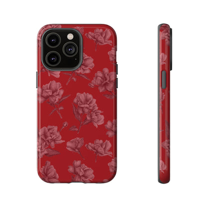 Roses Are Red | Red Floral Case