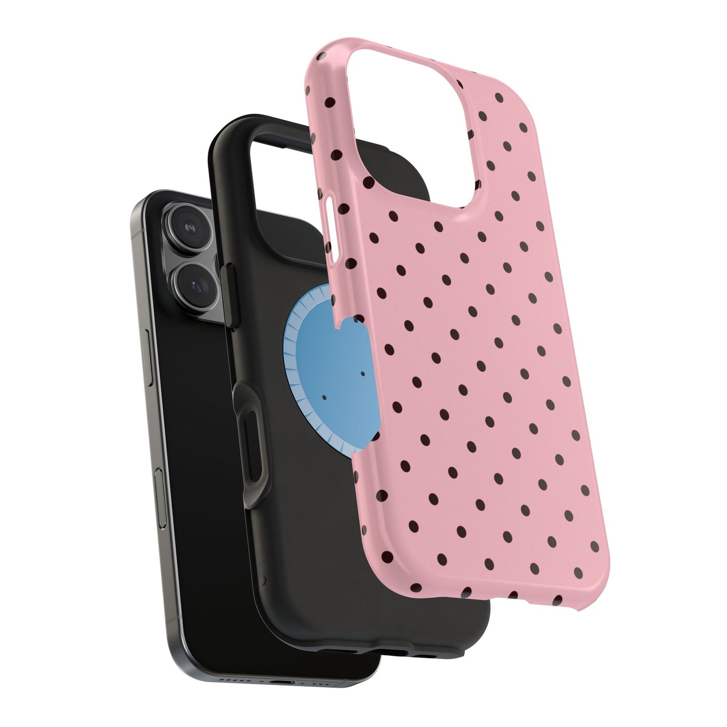 Dots | Pink Retro Dot iPhone Case