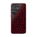 After Dark | Red Leopard Galaxy Case