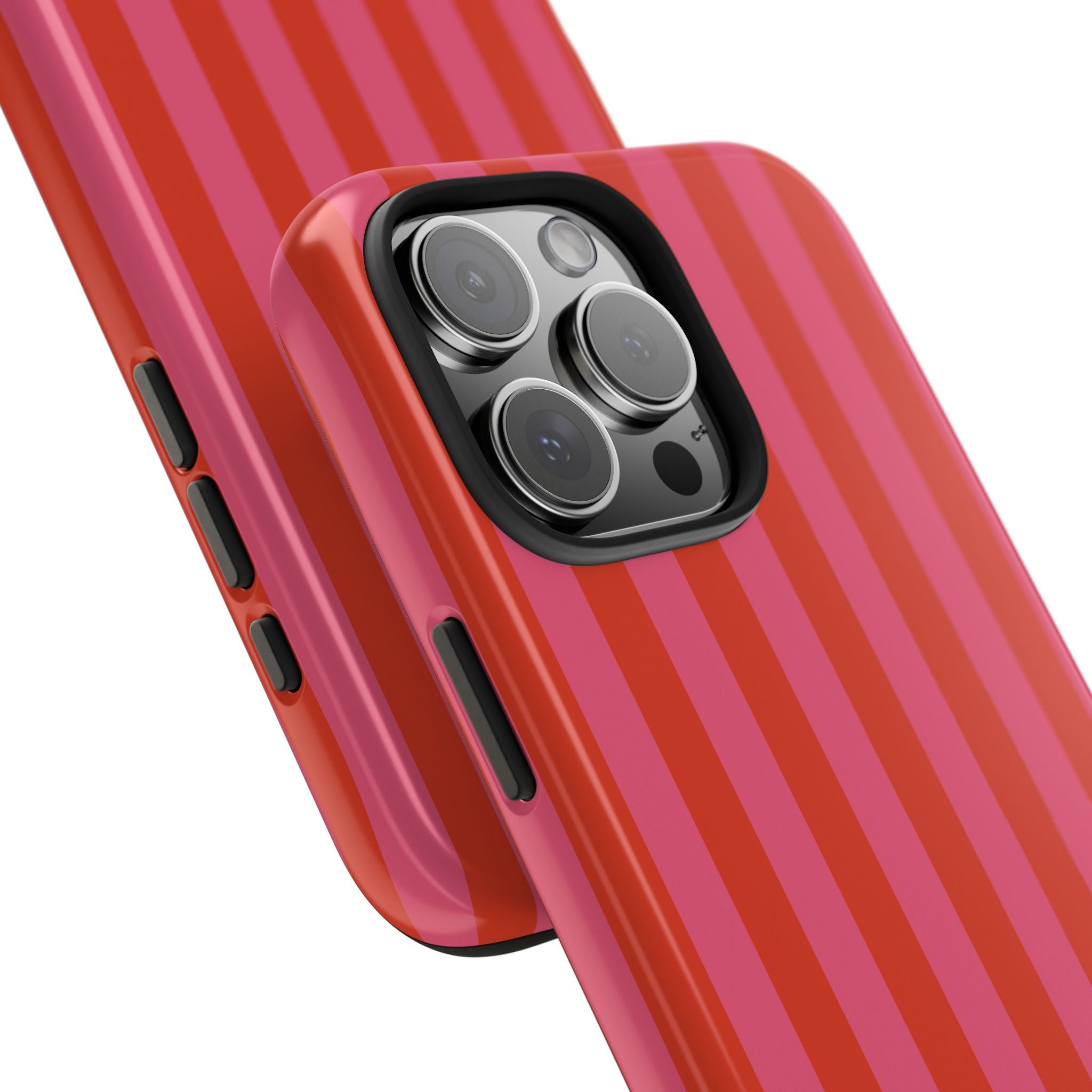 Tangerine Stripes iPhone Case