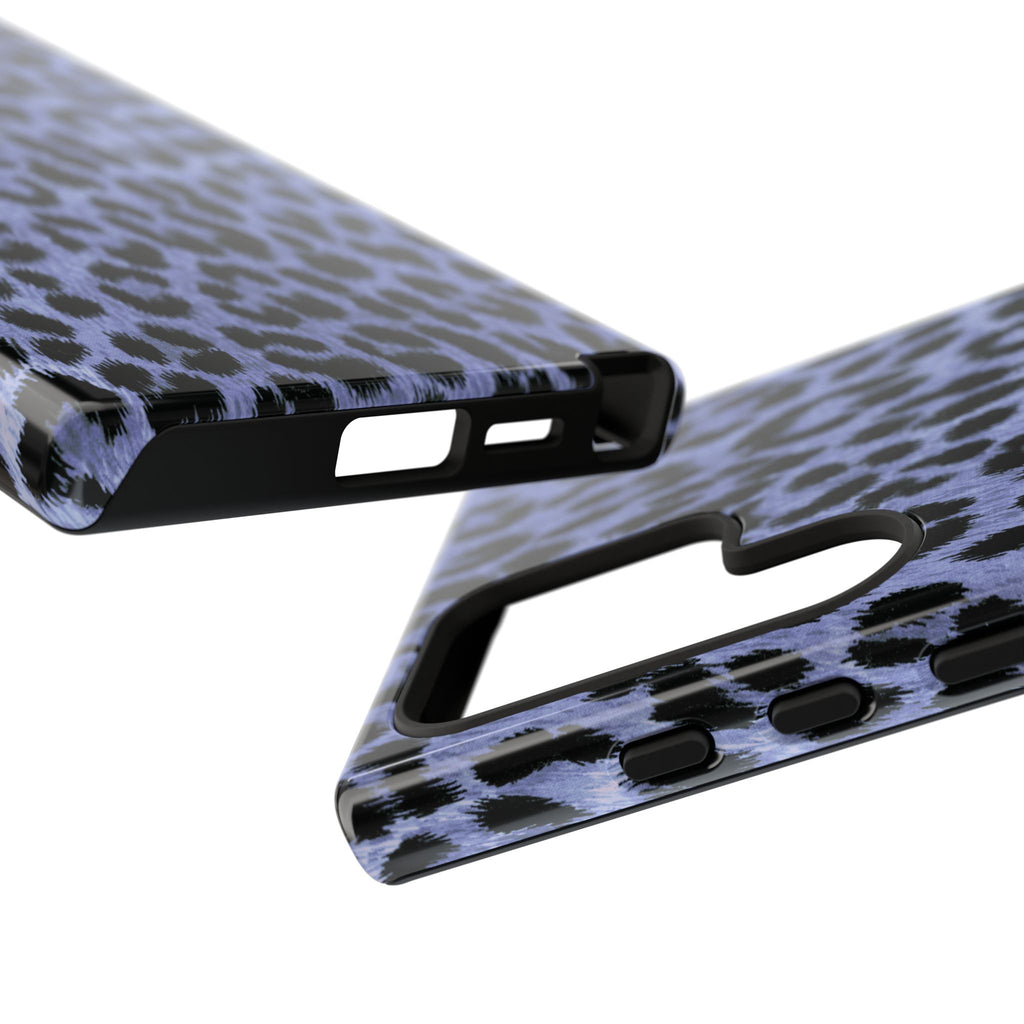 Untamed | Blue Leopard Galaxy Case