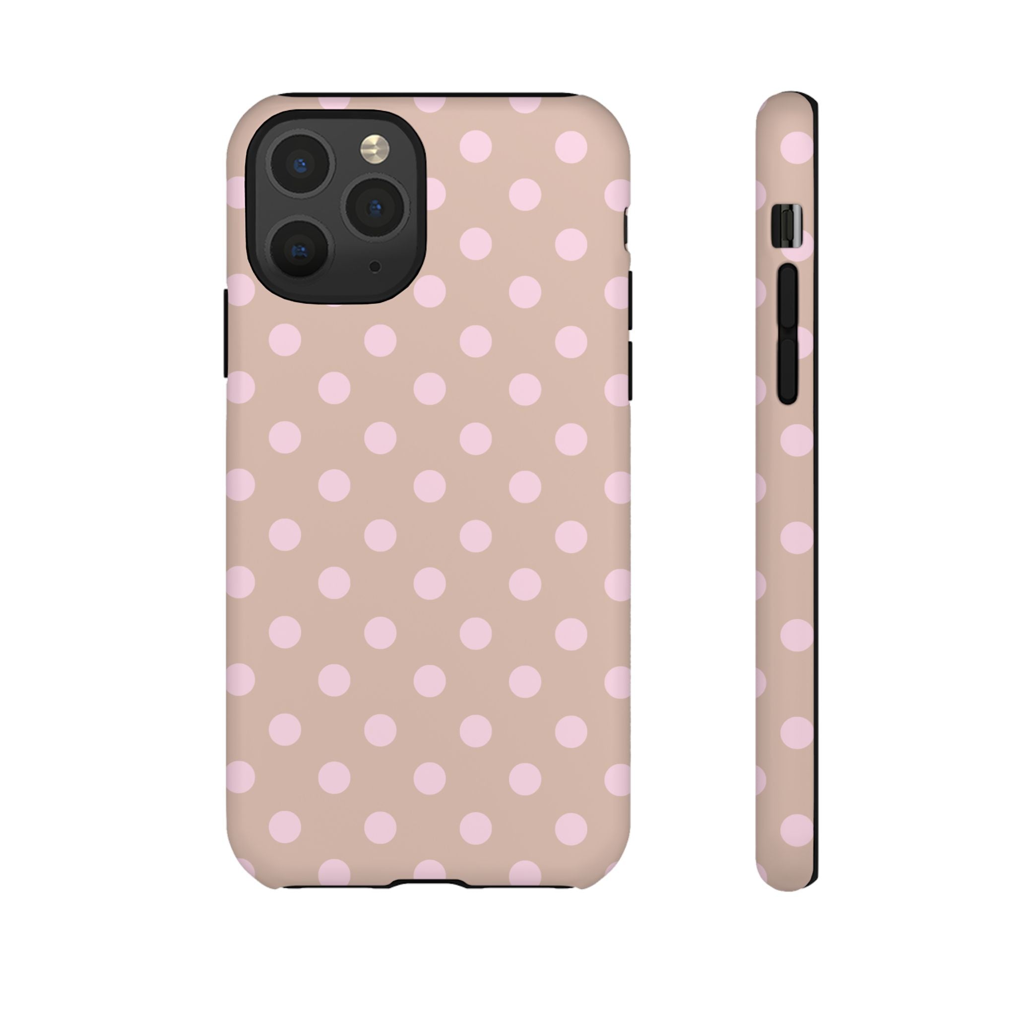 Blush Polka Dot iPhone Case
