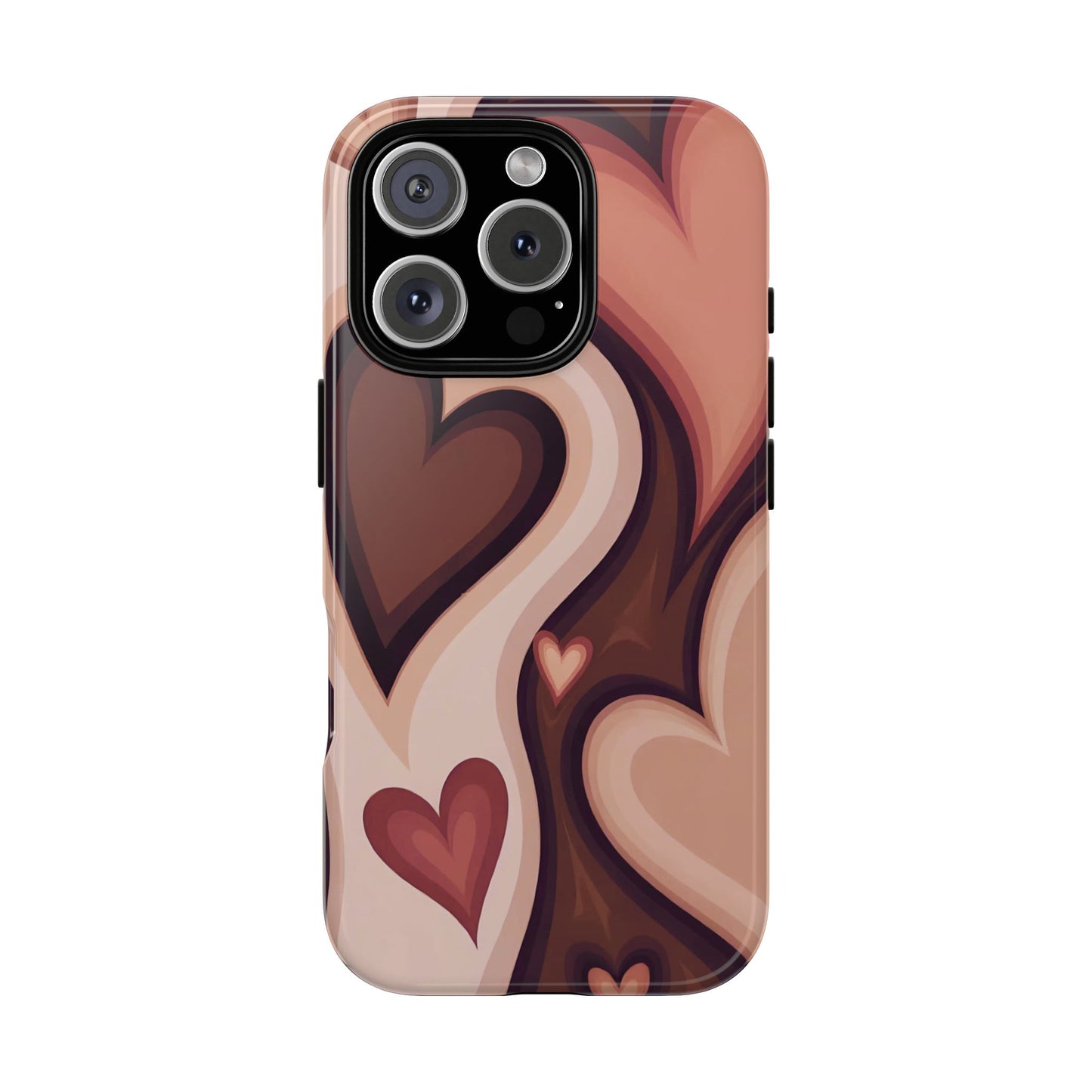 Groove Is in the Heart | Retro Hearts iPhone Case