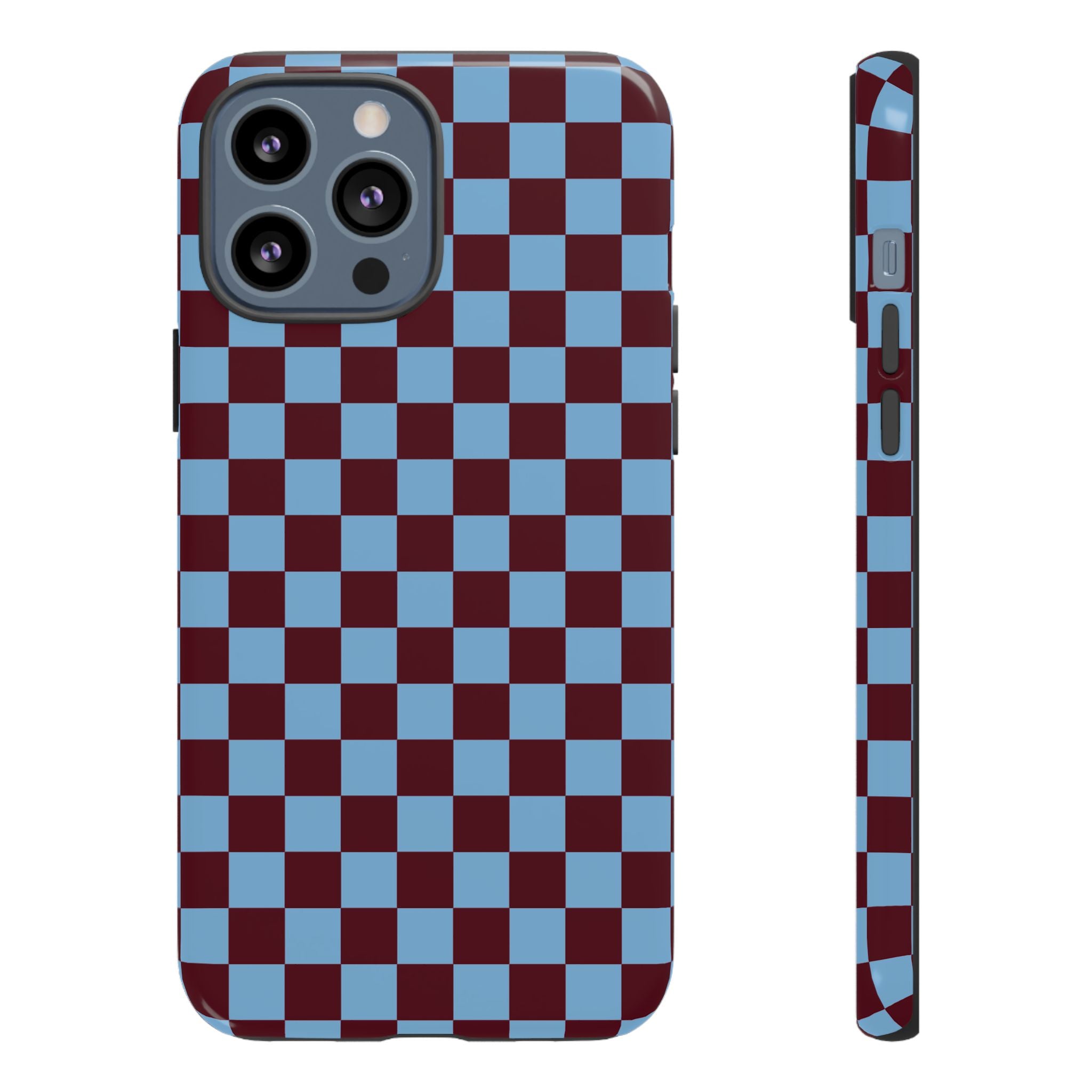 Étui iPhone à damier rétro | Check Out
