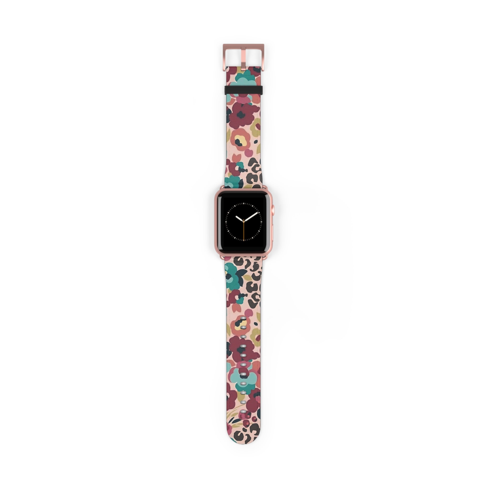 Leopard Floral Apple Watch Band