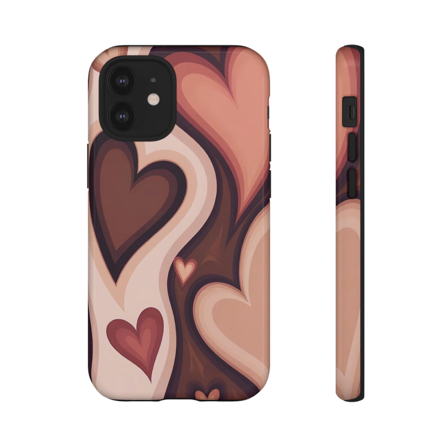 Groove Is in the Heart | Retro Hearts iPhone Case