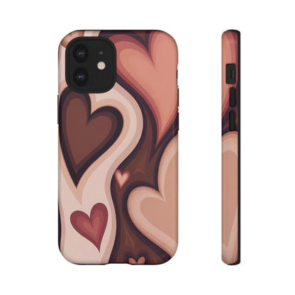 Groove Is in the Heart | Retro Hearts iPhone Case