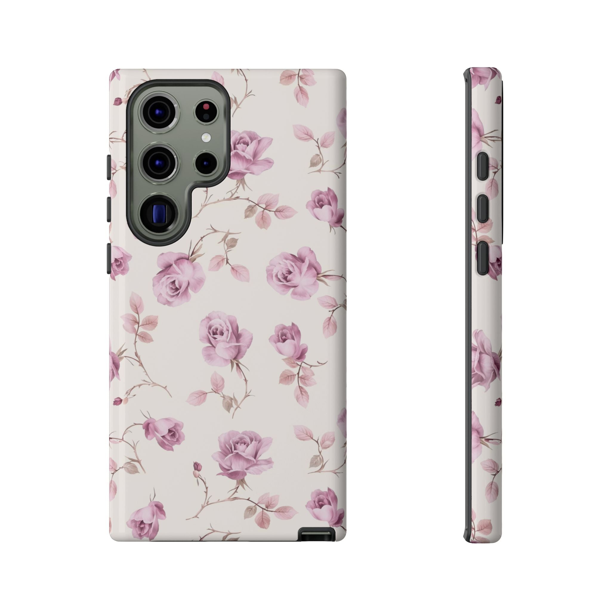 Vintage Rose Coquette Floral Galaxy Case