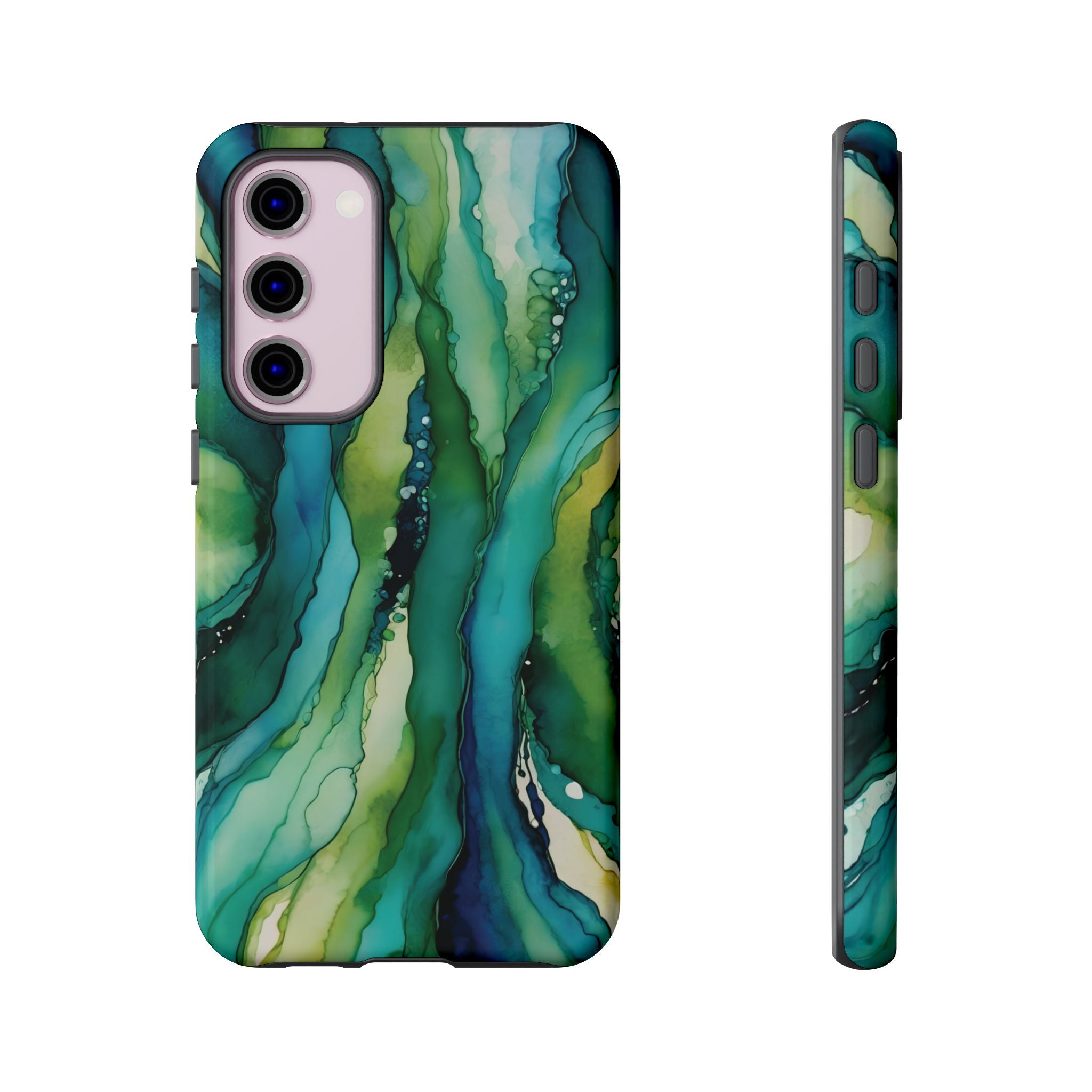Emerald Current | Abstract Galaxy Case