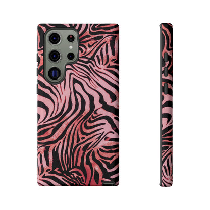 Rosy Zebra | Pink Animal Print Case