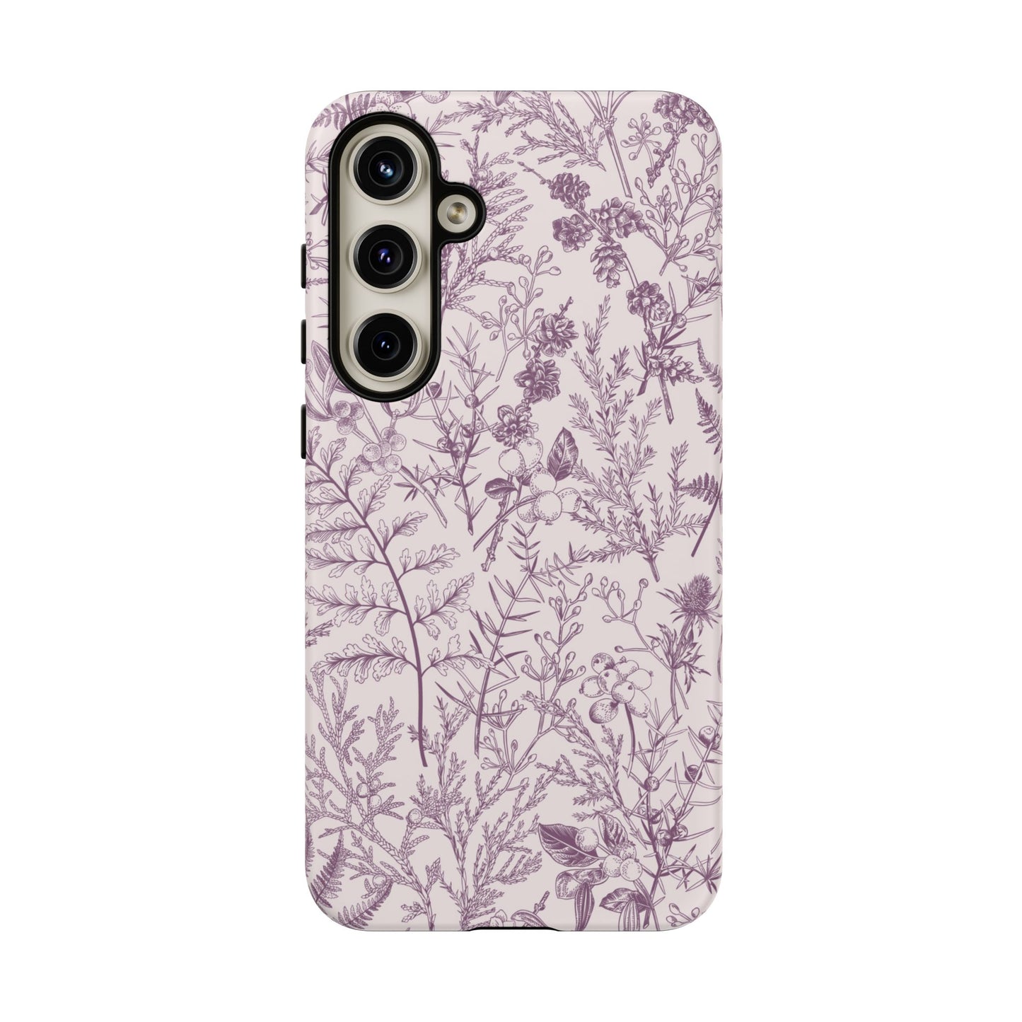 Plum Botanical Garden | Purple Floral Case