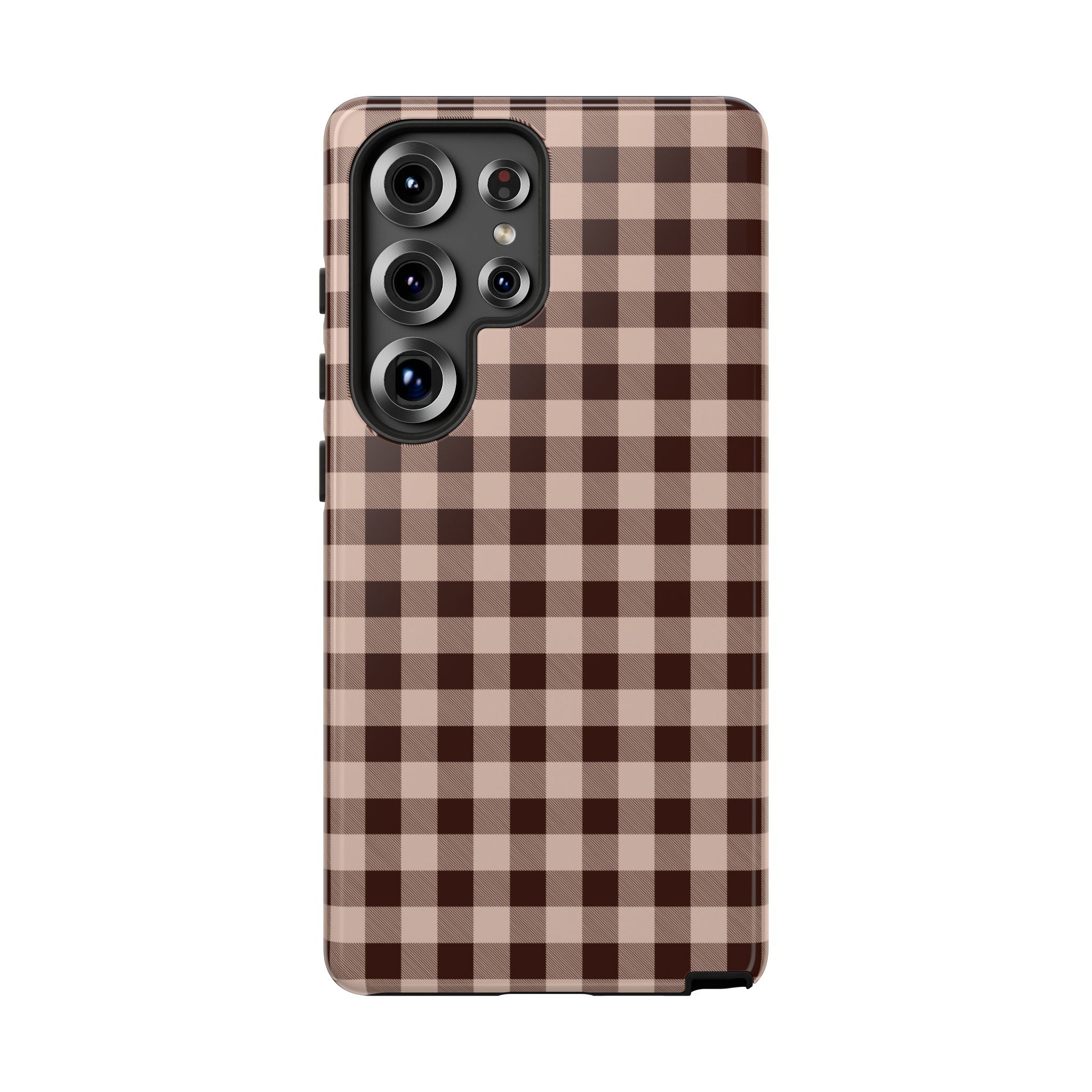 Latte Check Phone Case