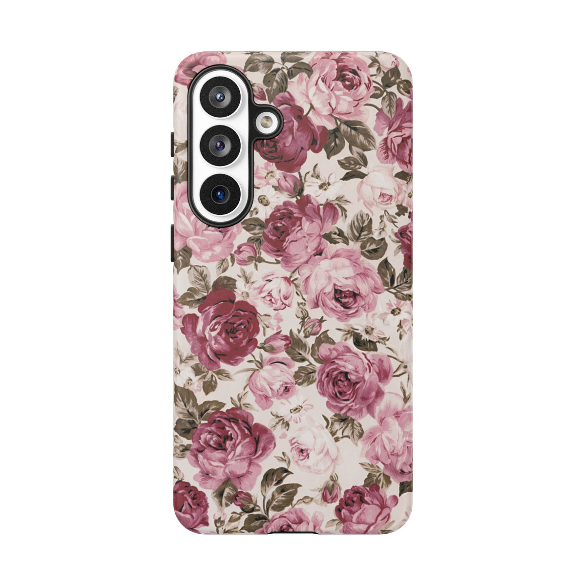 Love Story | Vintage Pink Rose Floral Galaxy Case