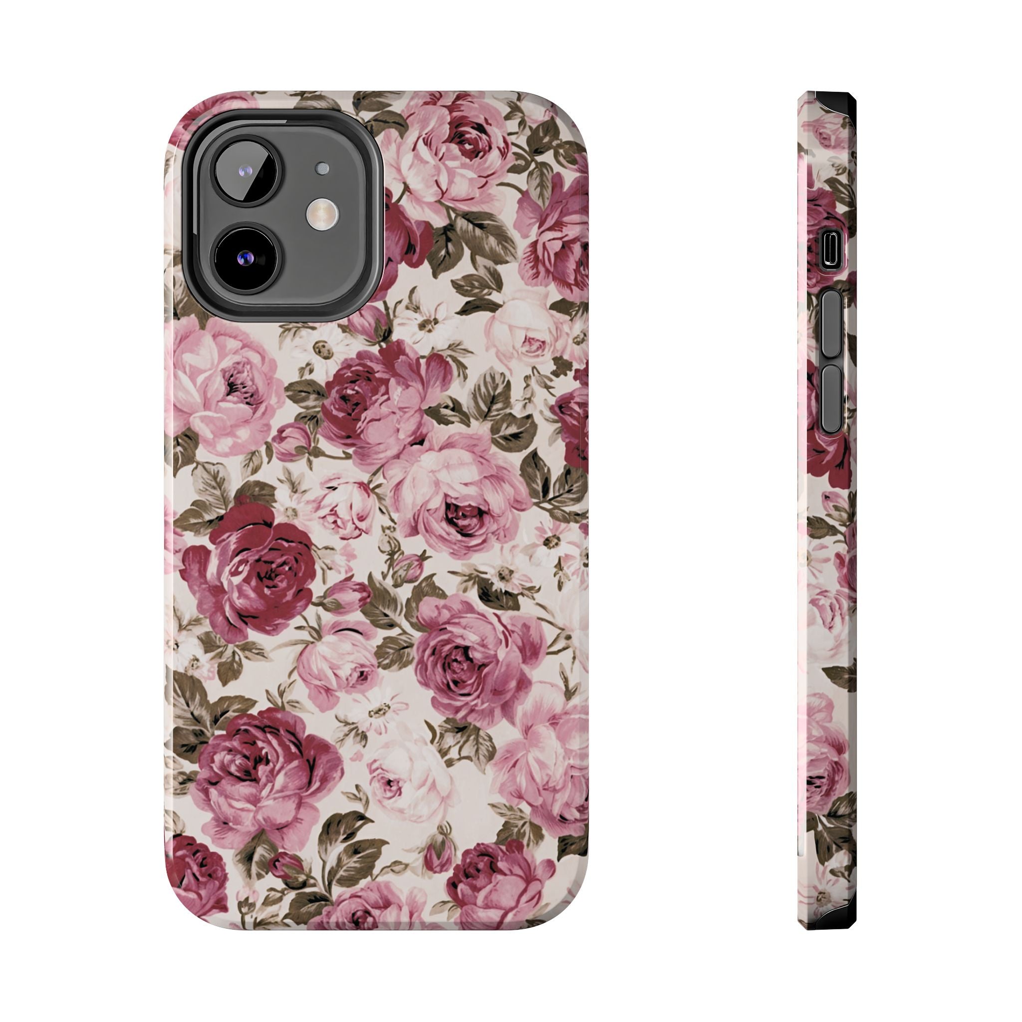 Love Story Romantic Floral iPhone Case
