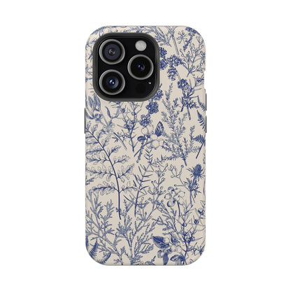 Botanical | Blue Floral MagSafe Case