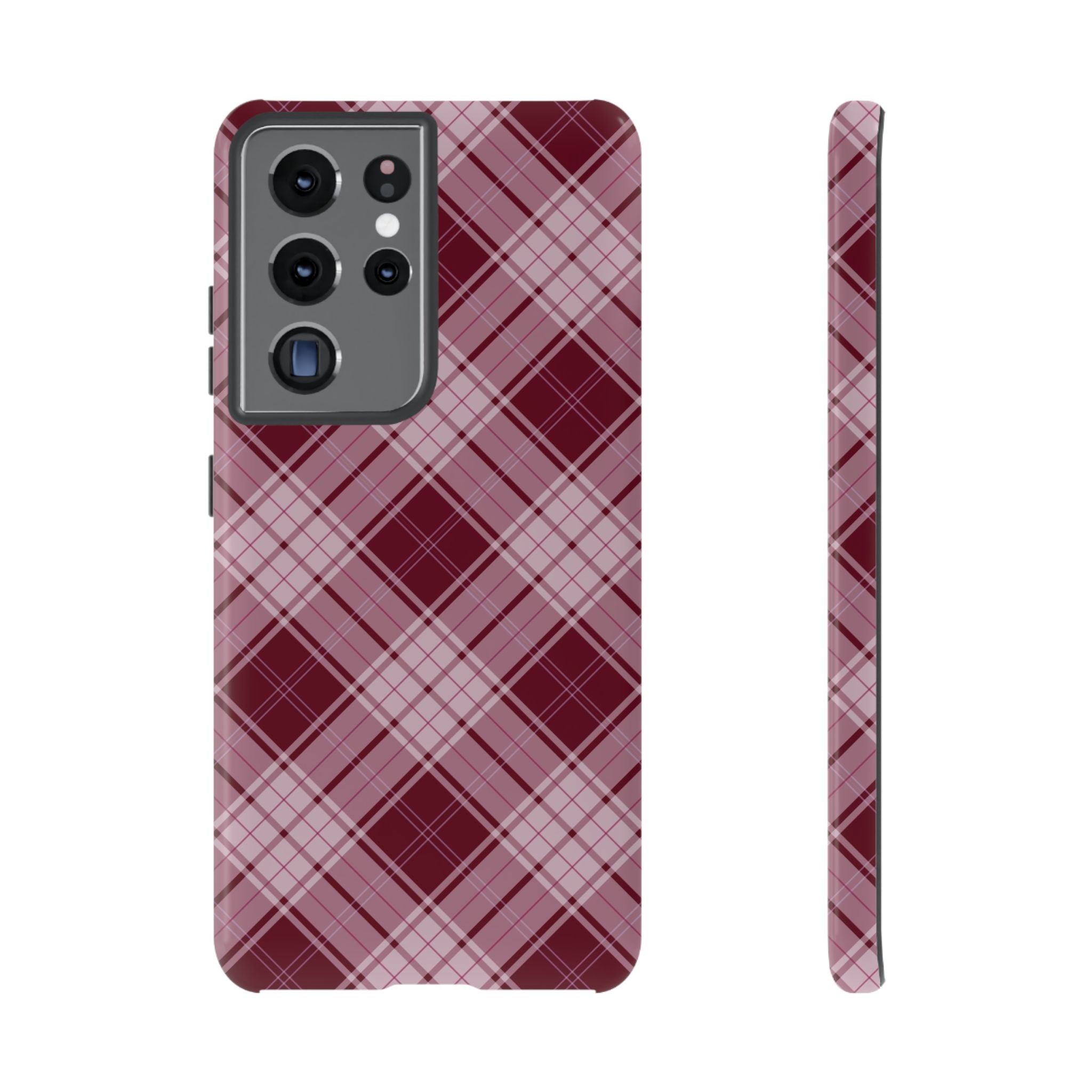 Berry Cute | Plaid Galaxy Case