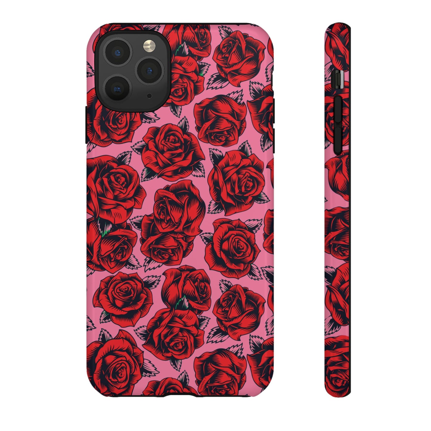 Love Story | Red & Pink Pop Art Rose Floral Case