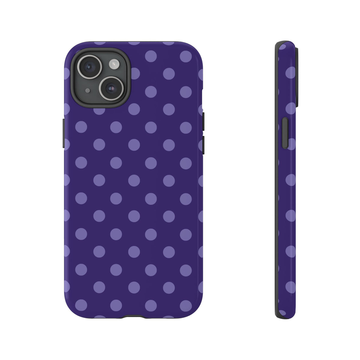 Plum Pop | Polka Dot iPhone Case