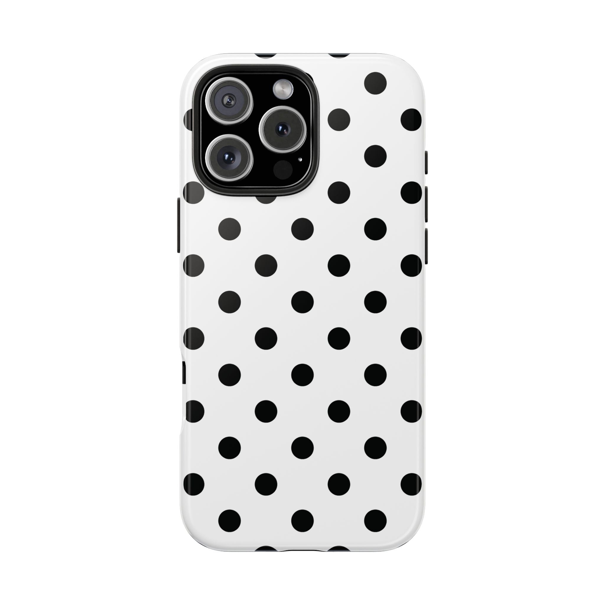 Polka Dots White iPhone Case