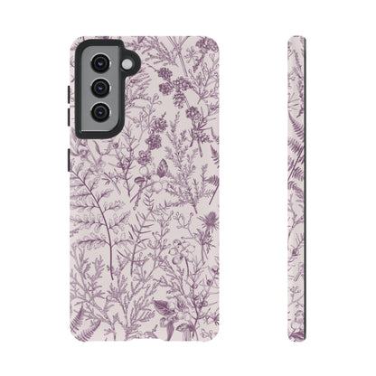 Plum Botanical Garden | Purple Floral Case