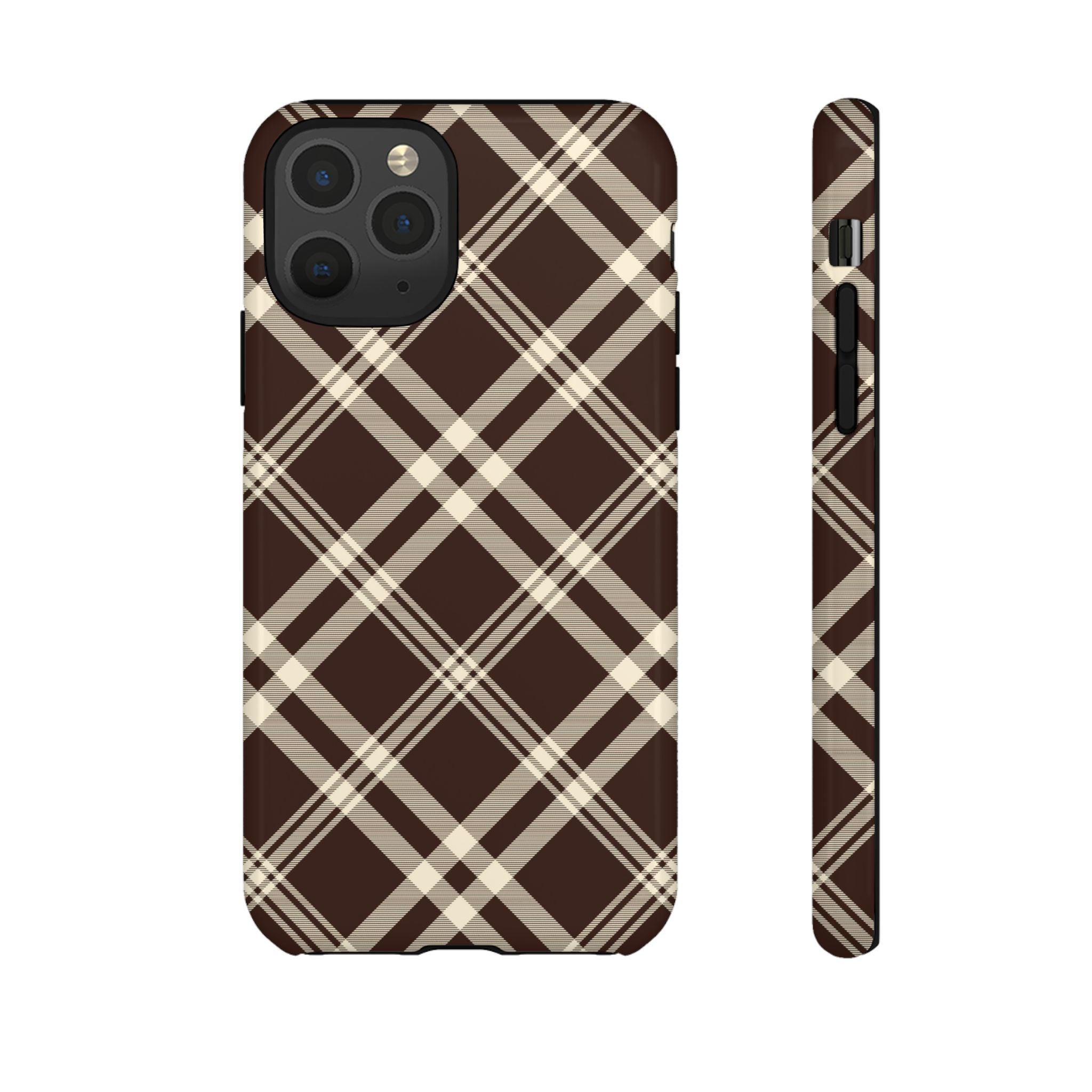 Mocha Plaid | iPhone Case