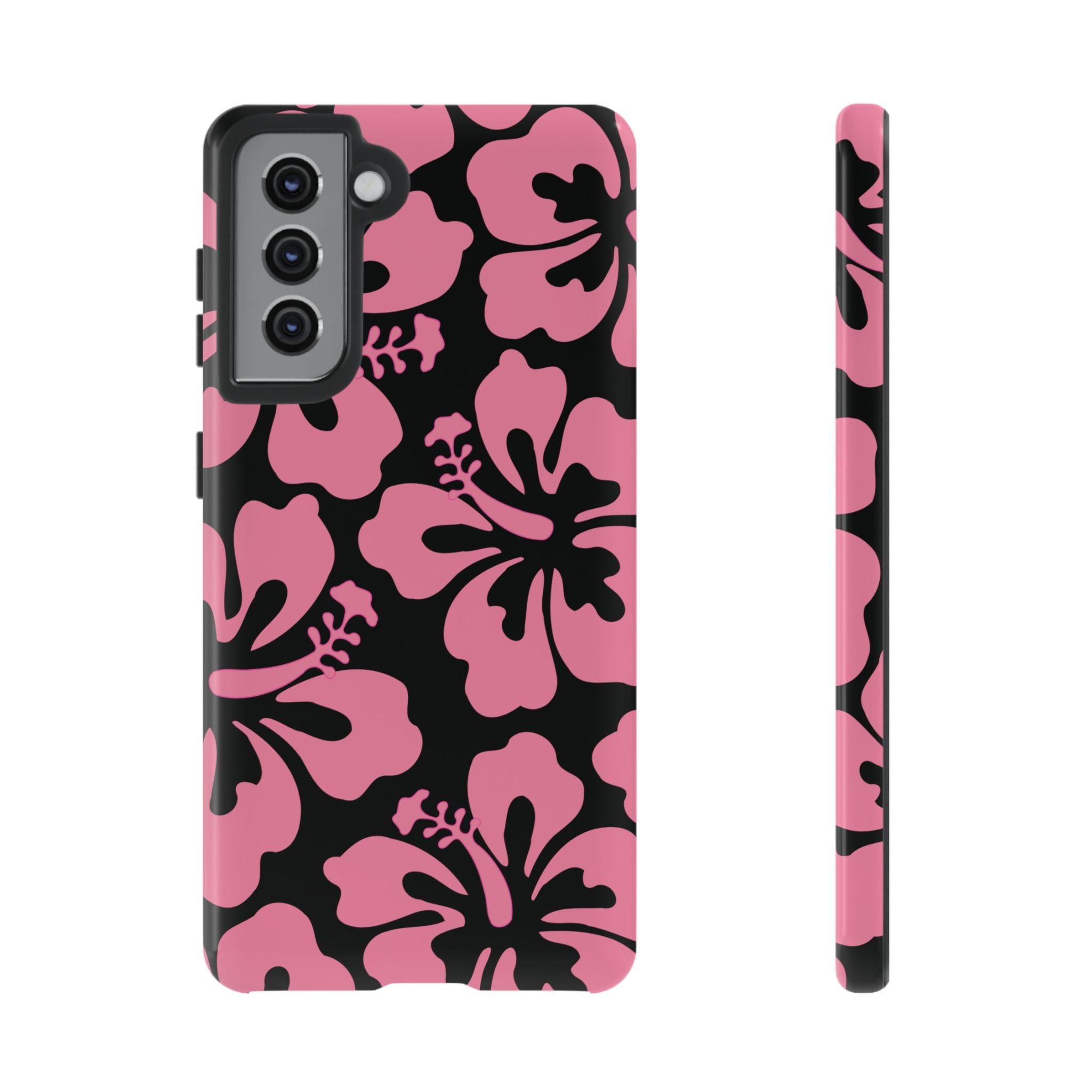Maui Pink Hibiscus Galaxy Case