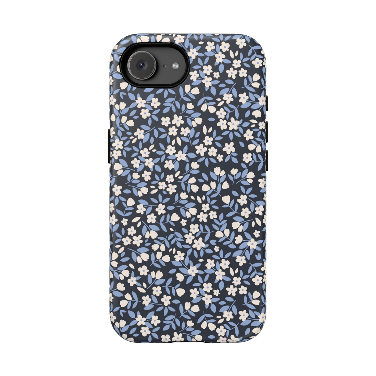 Ditsy Darling | Navy Blue Floral iPhone Case