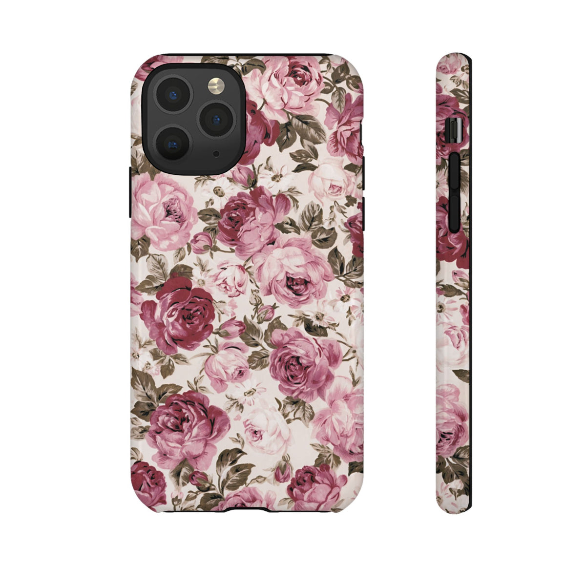 Love Story | Vintage Pink Rose Floral iPhone Case