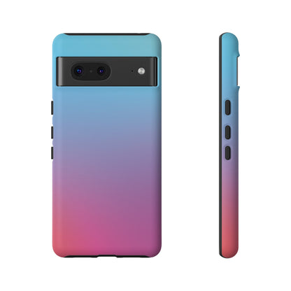 Beyond the Horizon | Blue-Pink Ombré Case