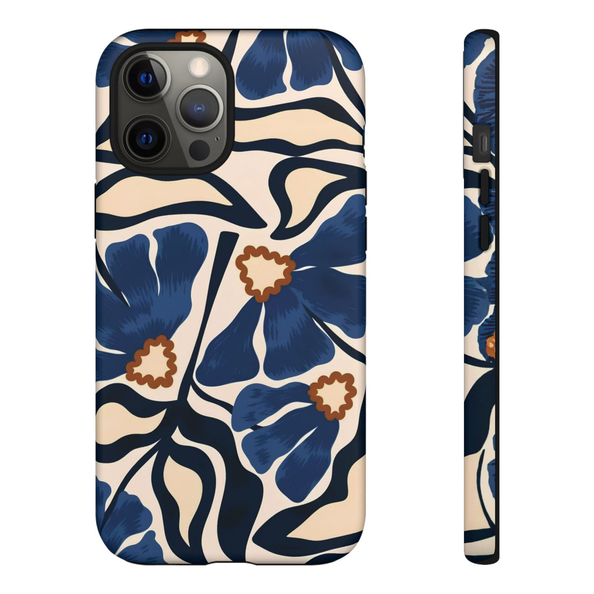 Blue Note | Painted Floral iPhone Case