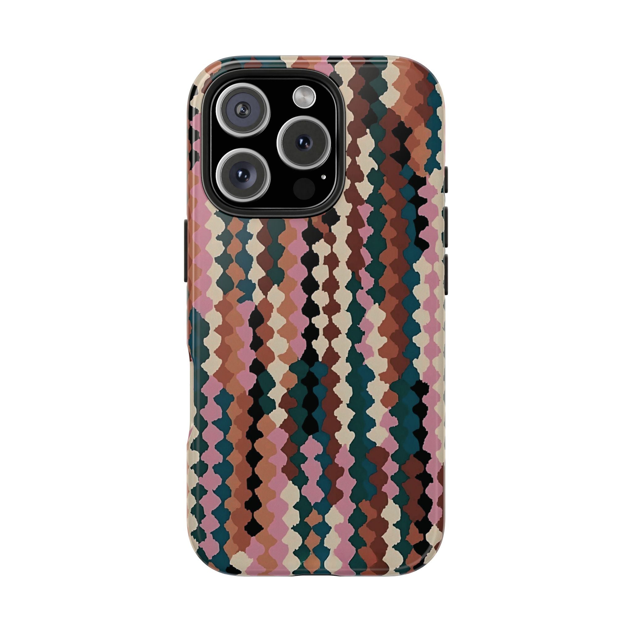 Coque iPhone à rayures bohèmes | Arty