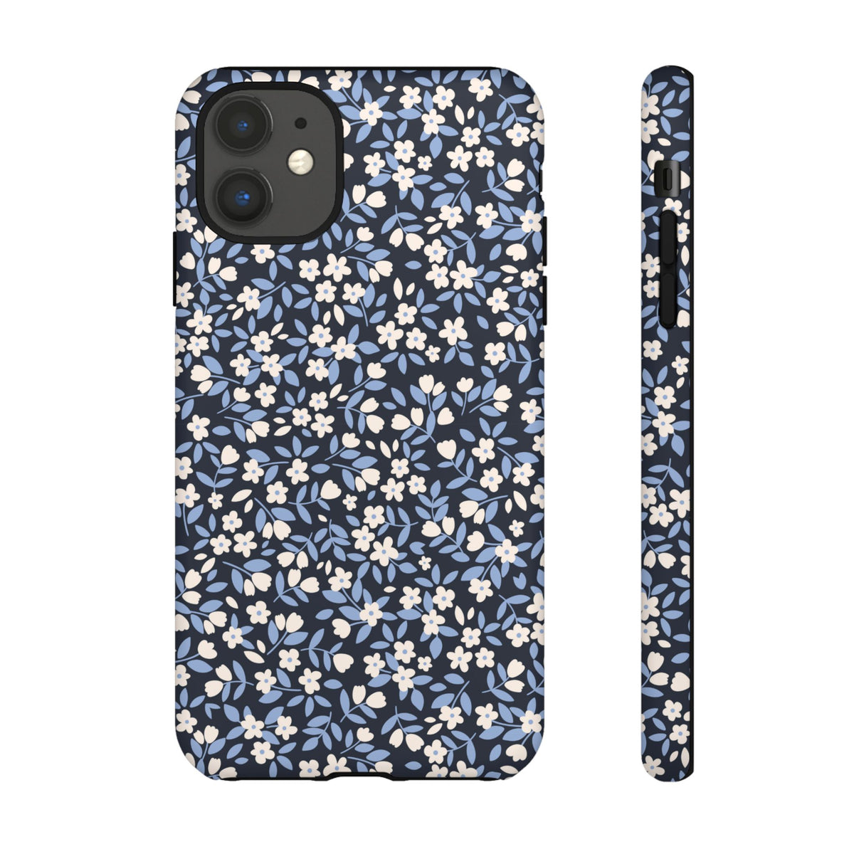 Ditsy Darling | Navy Blue Floral iPhone Case
