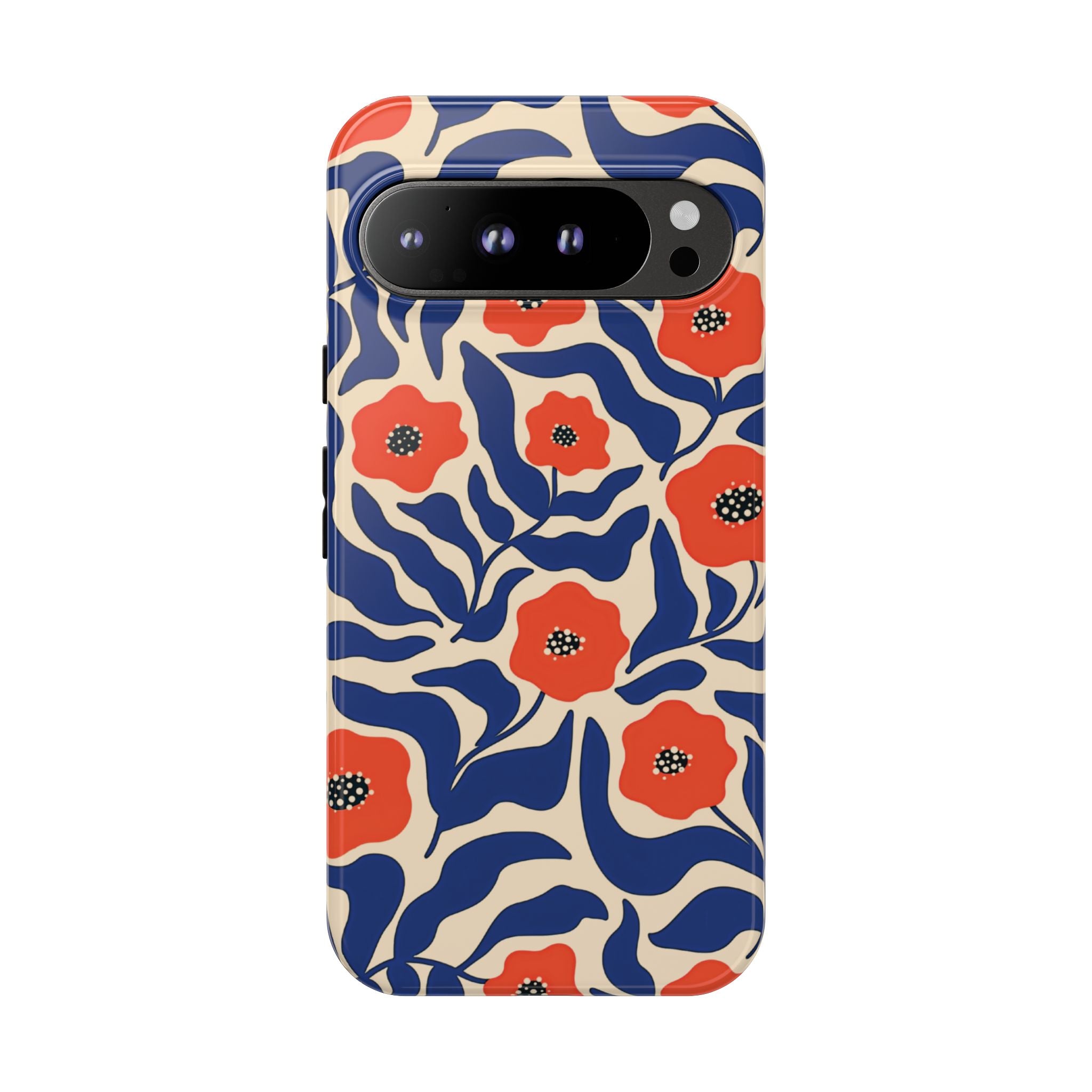 Indigo Poppy Phone Case