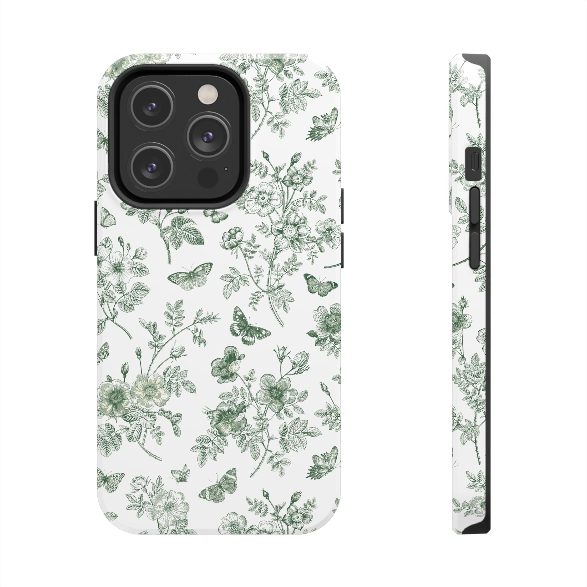 Butterfly Garden Floral iPhone Case