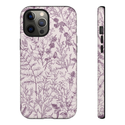 Plum Botanical Garden | Purple Floral Case