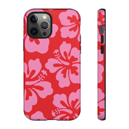 Aloha | Red Tropical Floral Case