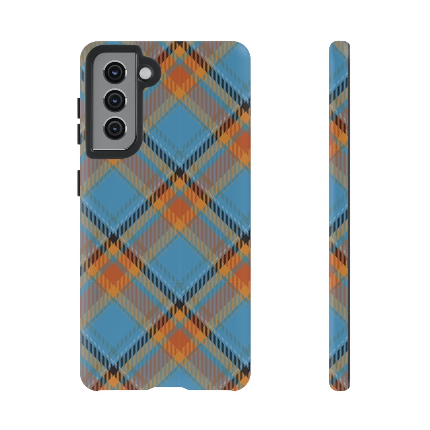 Cozy | Blue Plaid Case