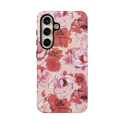 Charmed | Pink Painted Roses Case