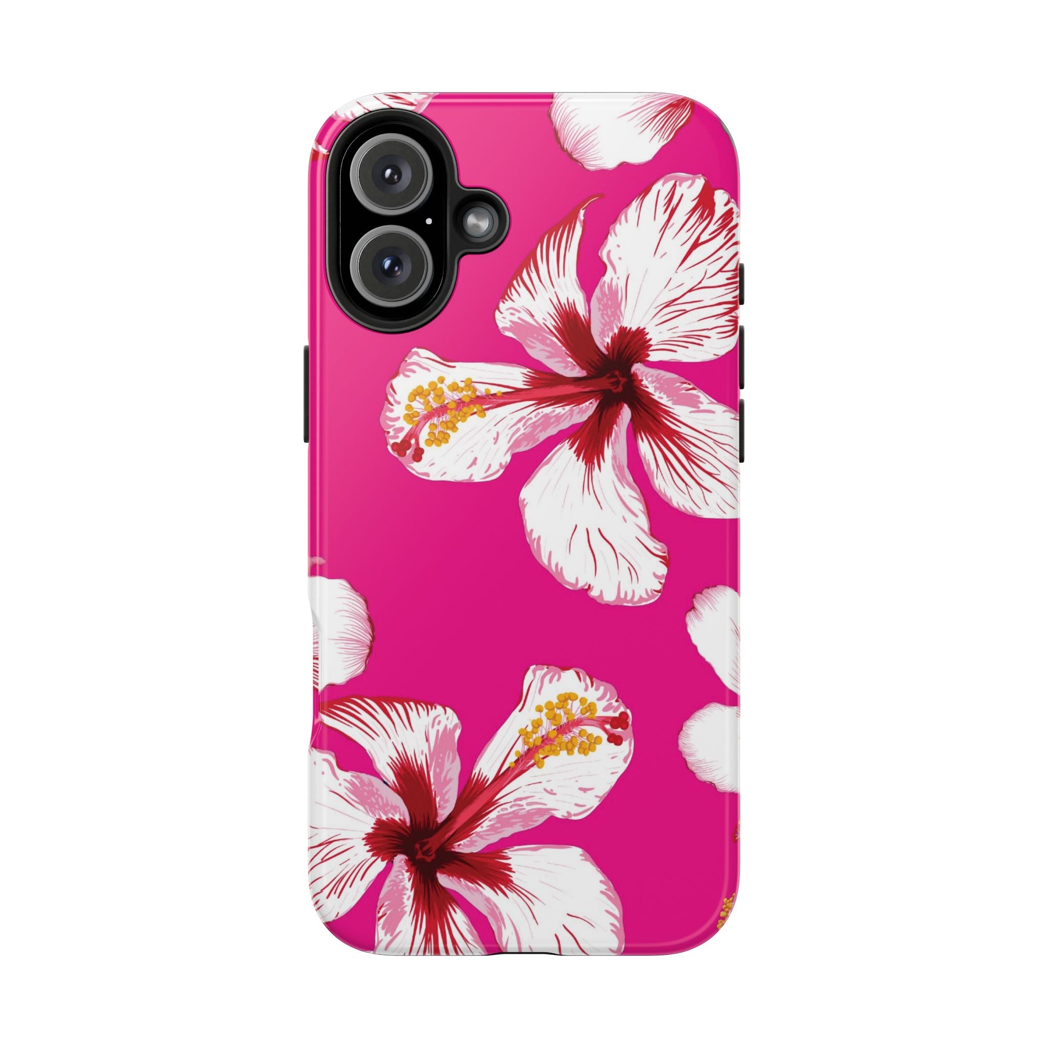 Pink Hibiscus iPhone Case