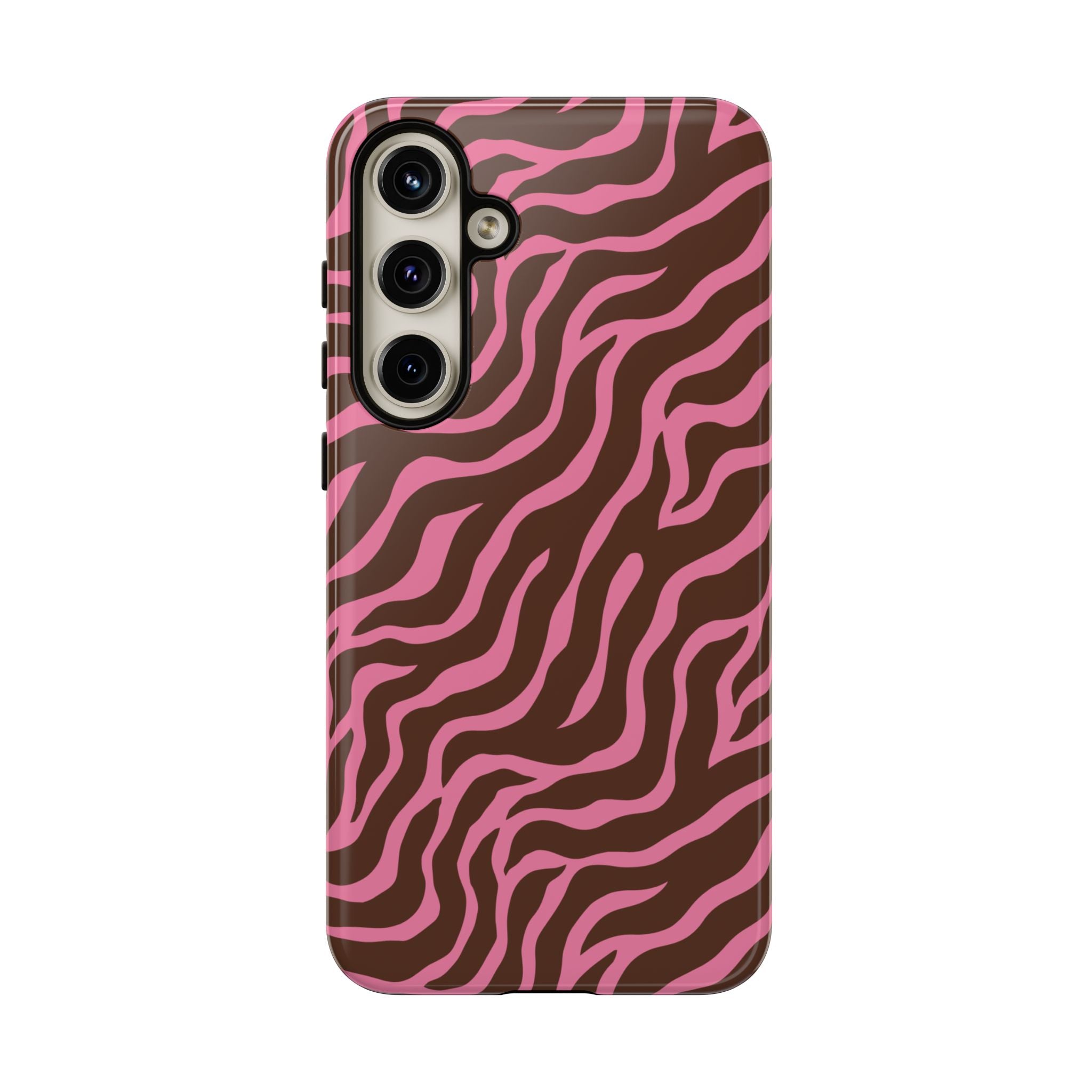 Pink Instinct | Zebra Print Galaxy Case