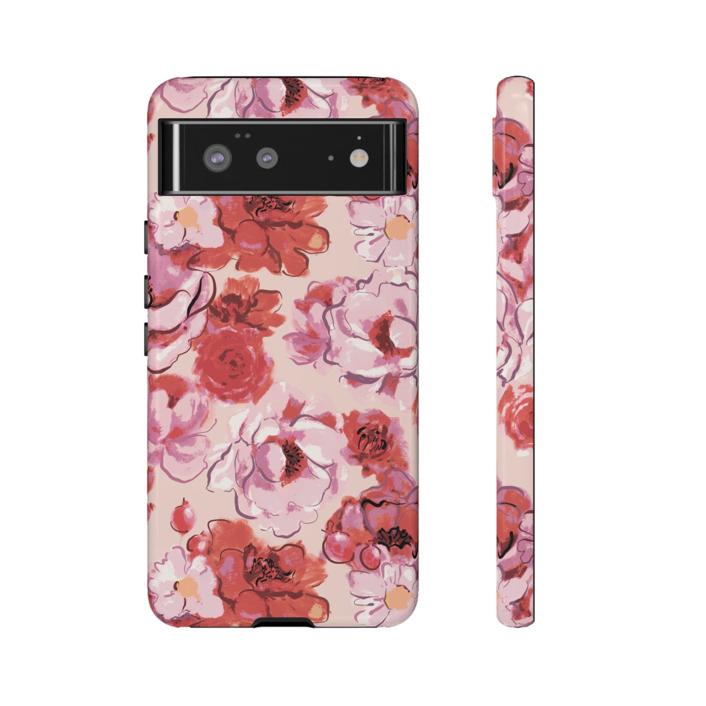 Charmed | Pink Painted Roses Case