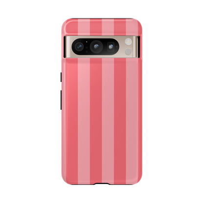 Summer in the Hamptons | Pink Striped Phone Case